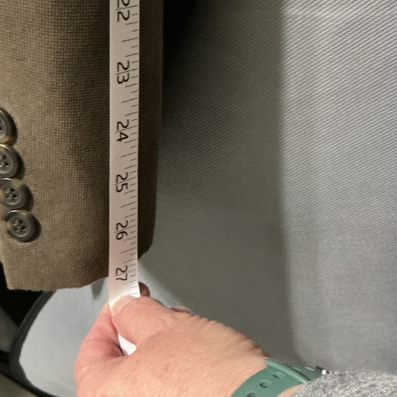 Andrew Fezza Brown Men's 3 Button Blazer 50L - Picture 5 of 9